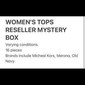 WOMENS TOPS MYSTERY RESALE BOX